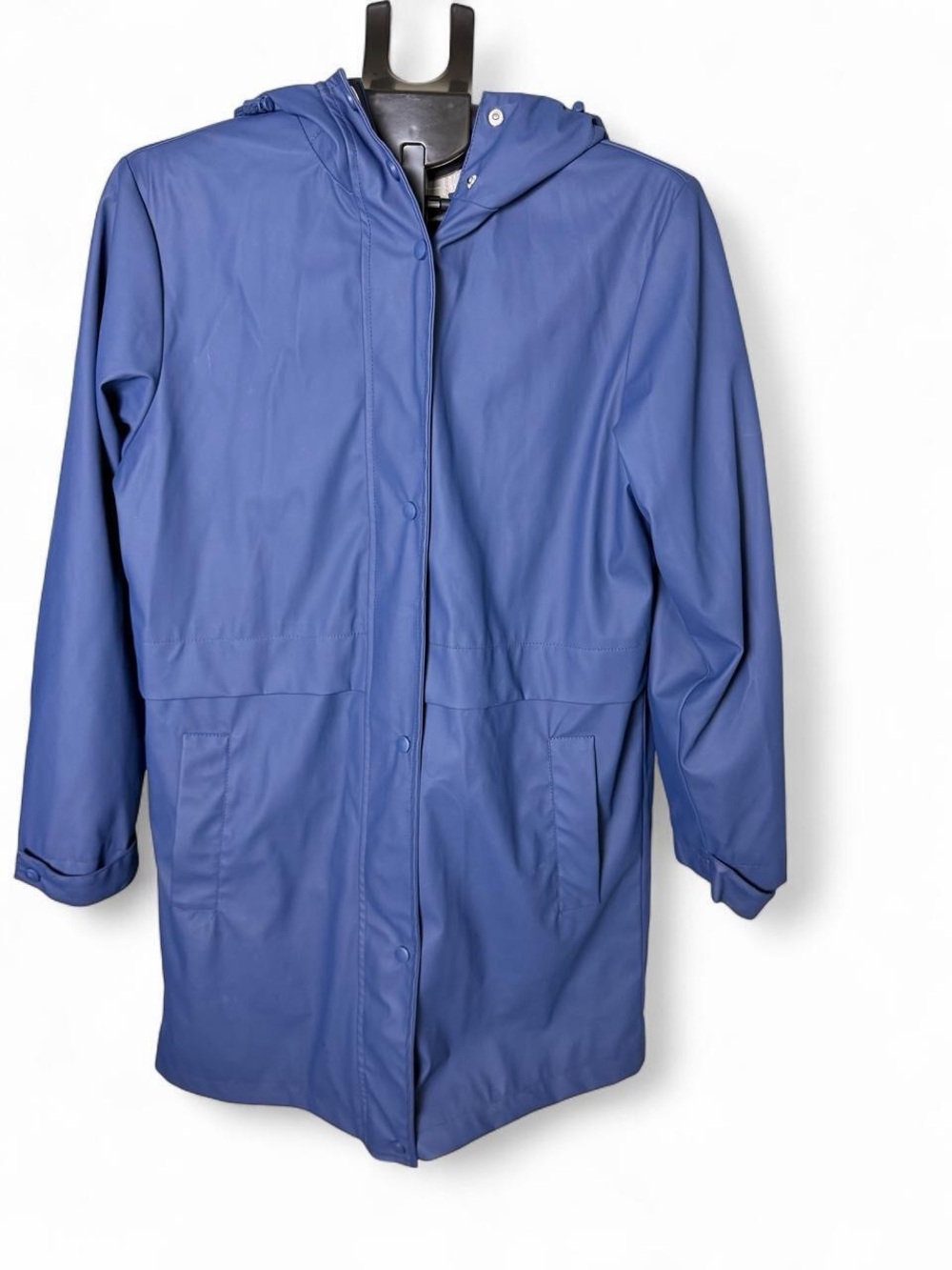 ASOS Blue Hooded Raincoat